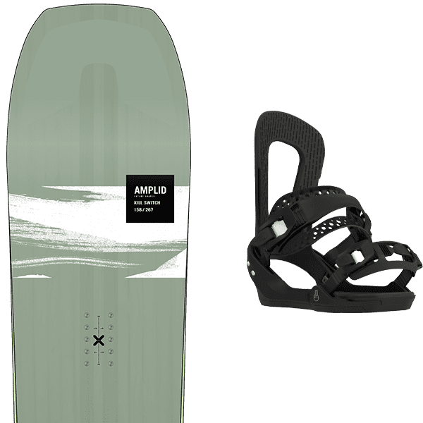 Pack snowboard AMPLID KILLSWITCH + Fix