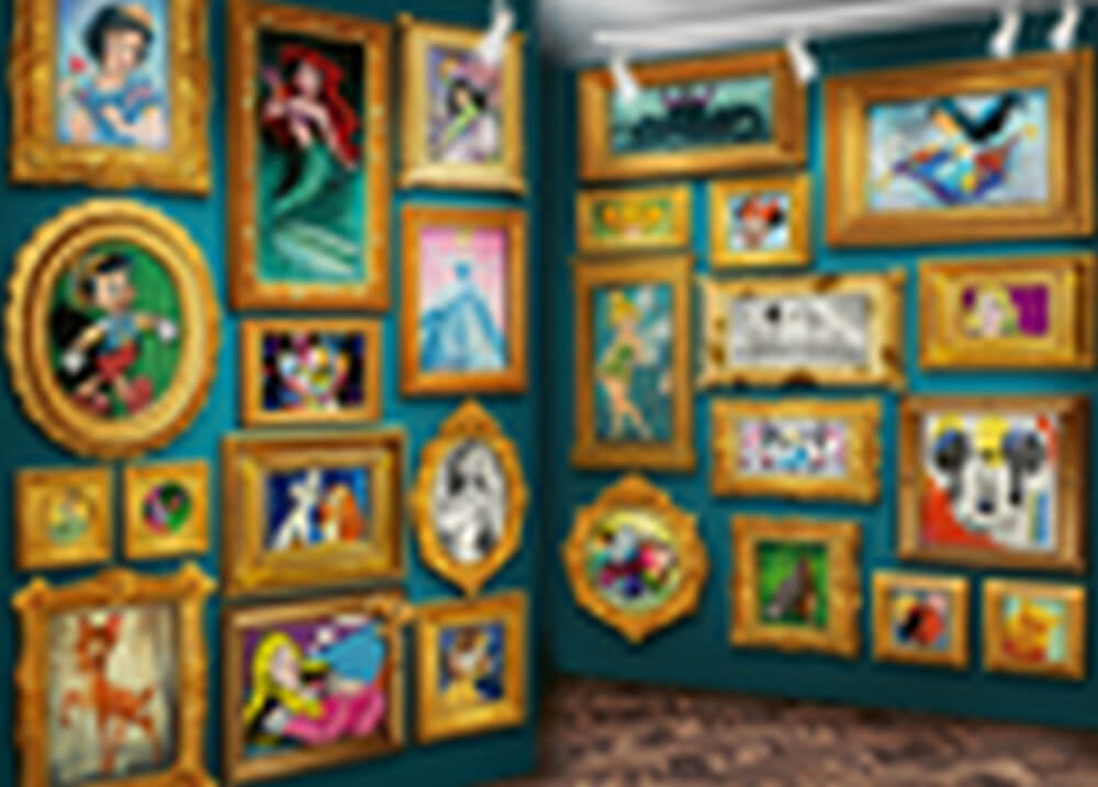 Ravensburger Puzzle 14973 - Disney Museum - 9000 Teile Disney Puzzle für Erwachsene und Kinder ab 14 Jahren