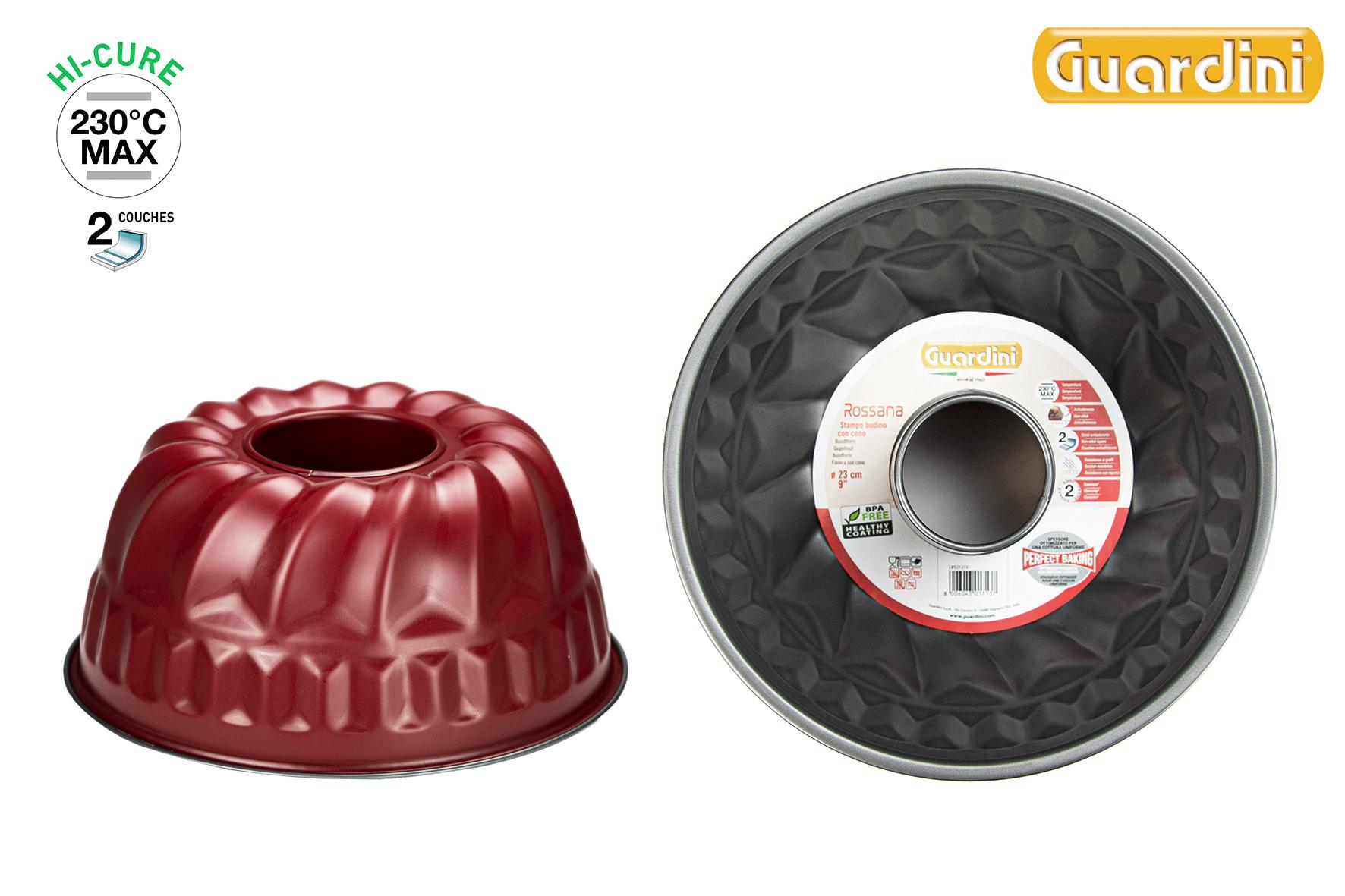 MOULE KOUGLOF D.23CM ACIER ANTI ADHERENT ROUGE ROSSANA