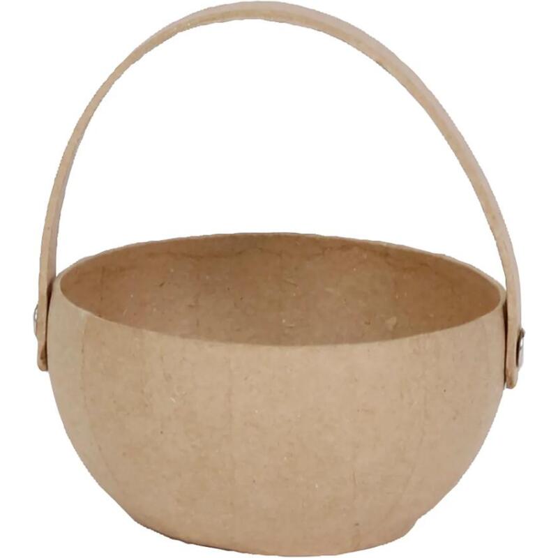 Petit panier arrondi 11x10x11,5cm - Kraft
