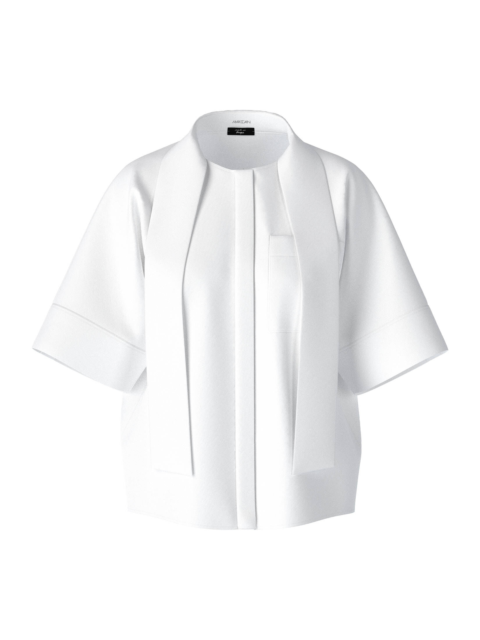 Marc Cain| Damen Schluppenbluse Kurzarm