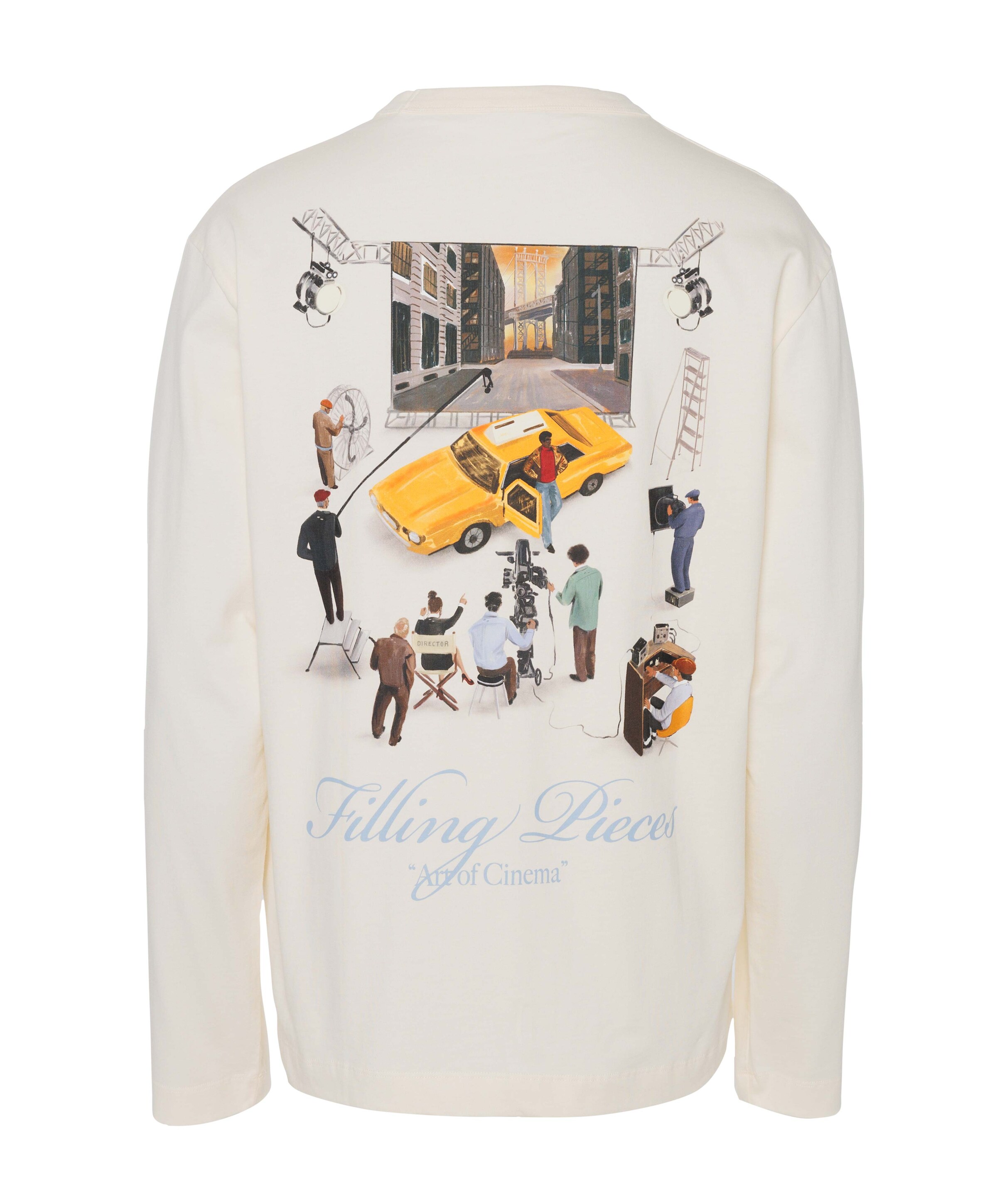 Filling Pieces Heren longsleeve ecru
