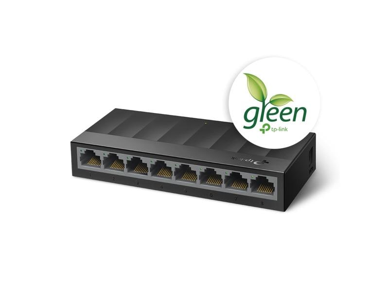 TP-Link Switch LS1008G 8 Port 8-Port Desktop Switch (10/100/1000Mbps)
