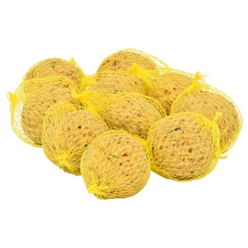 Bolas de gordura com rede para pássaros, sabor natural
