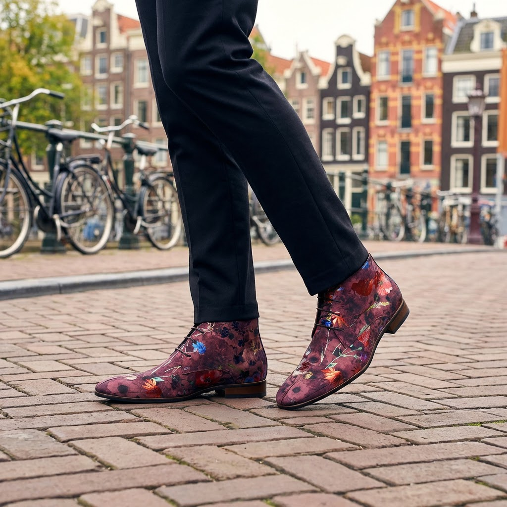 Rosso Velour Flora High - PRE-ORDER