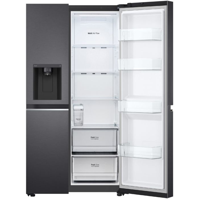 LG Side by Side GSLV71MCTD Matte Black - interner Wassertank // 70€ LG Cashback