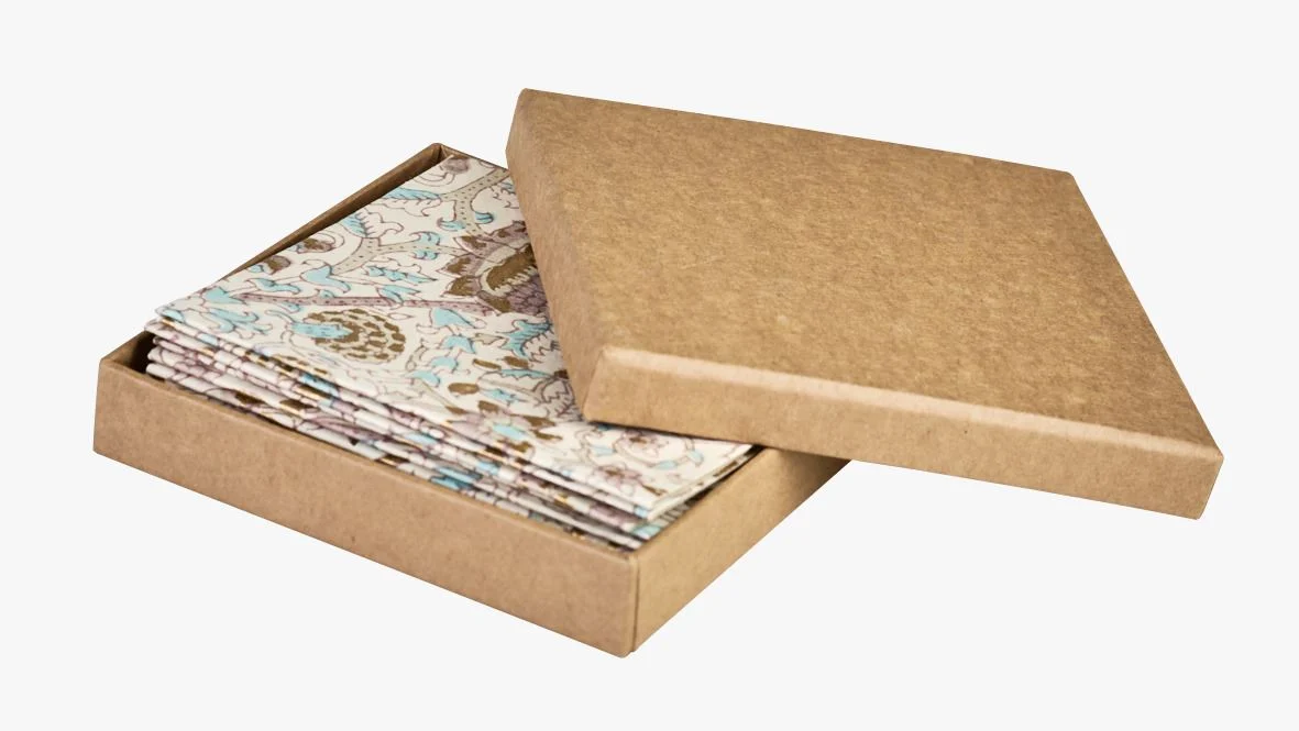 Kort m/konvolutt               multi beige - 8,9x12,7 cm