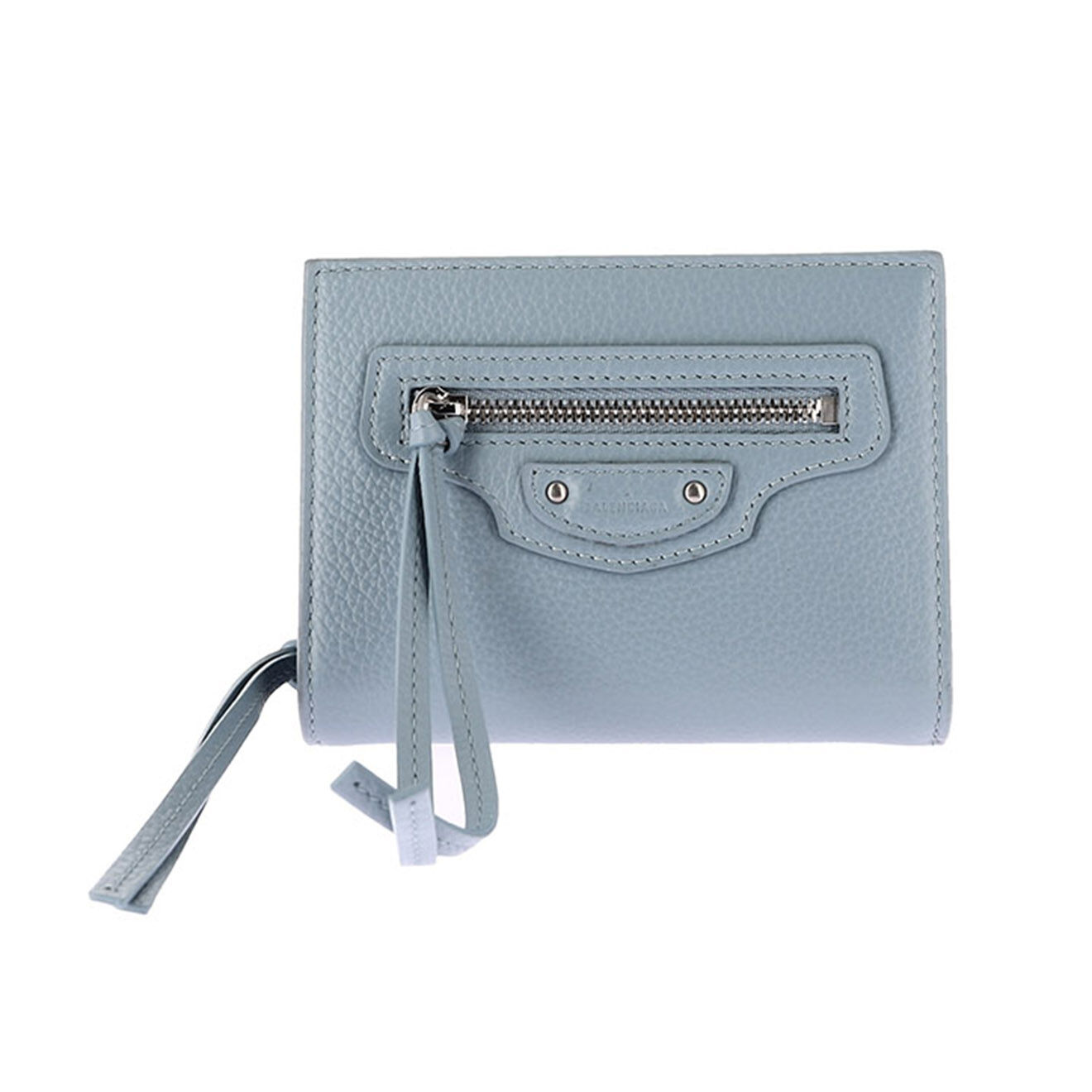 Balenciaga Porte-monnaie en Cuir bleu - Très bon état - 12x9.5 cm