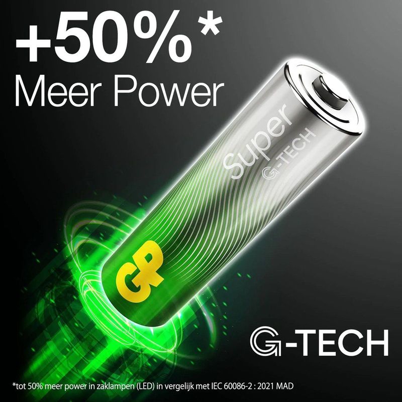 GP - Super Alkaline AAA - Batterijen - 24 Stuks - 1,5V