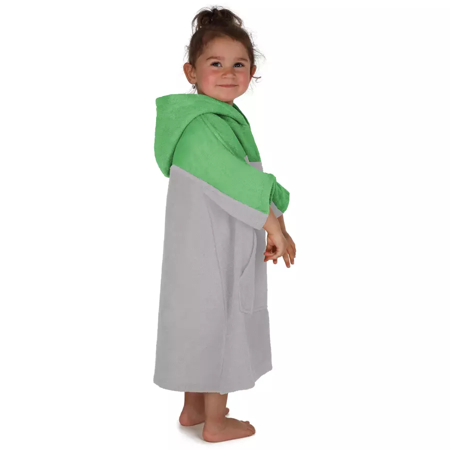 normani Kinder Badeponcho Puwai Grün