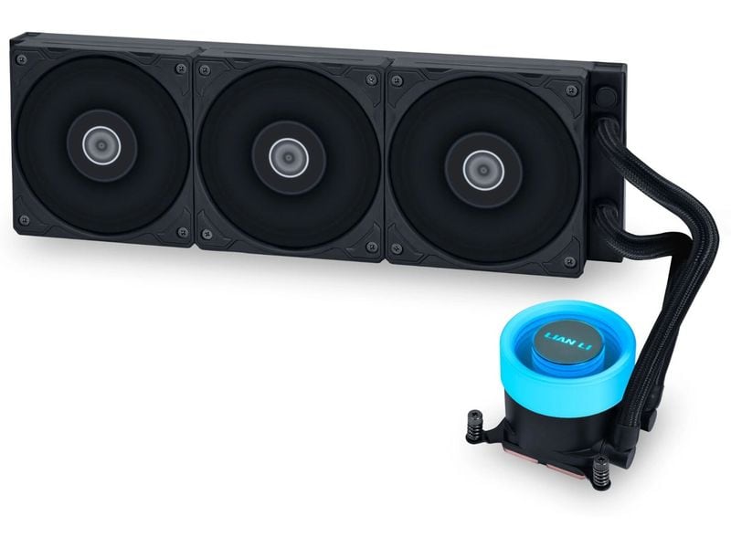 Lian Li Wasserkühlung GA II Lite Schwarz Leistungsstarke AiO-Wasserkühlung mit 360-mm-Radiator
