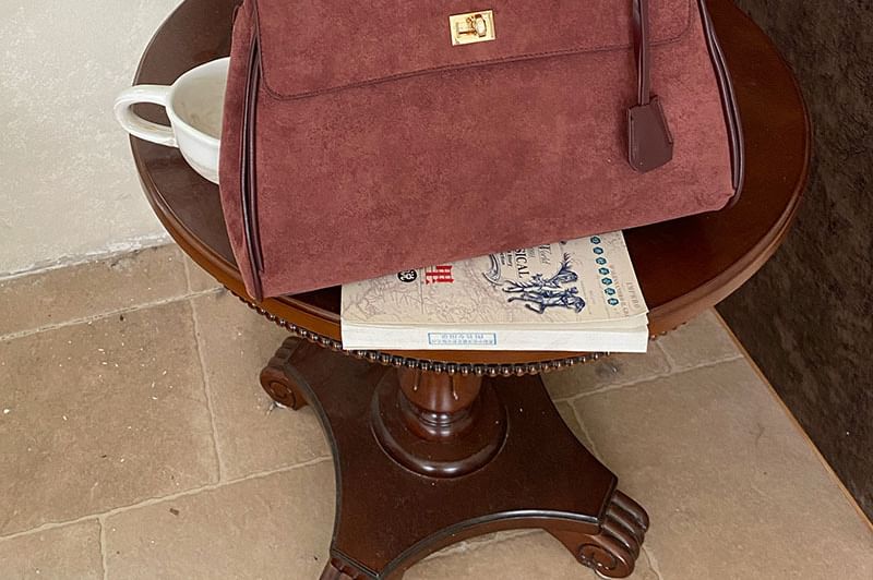 Emplidope - Kunstsuède Satchel Bag