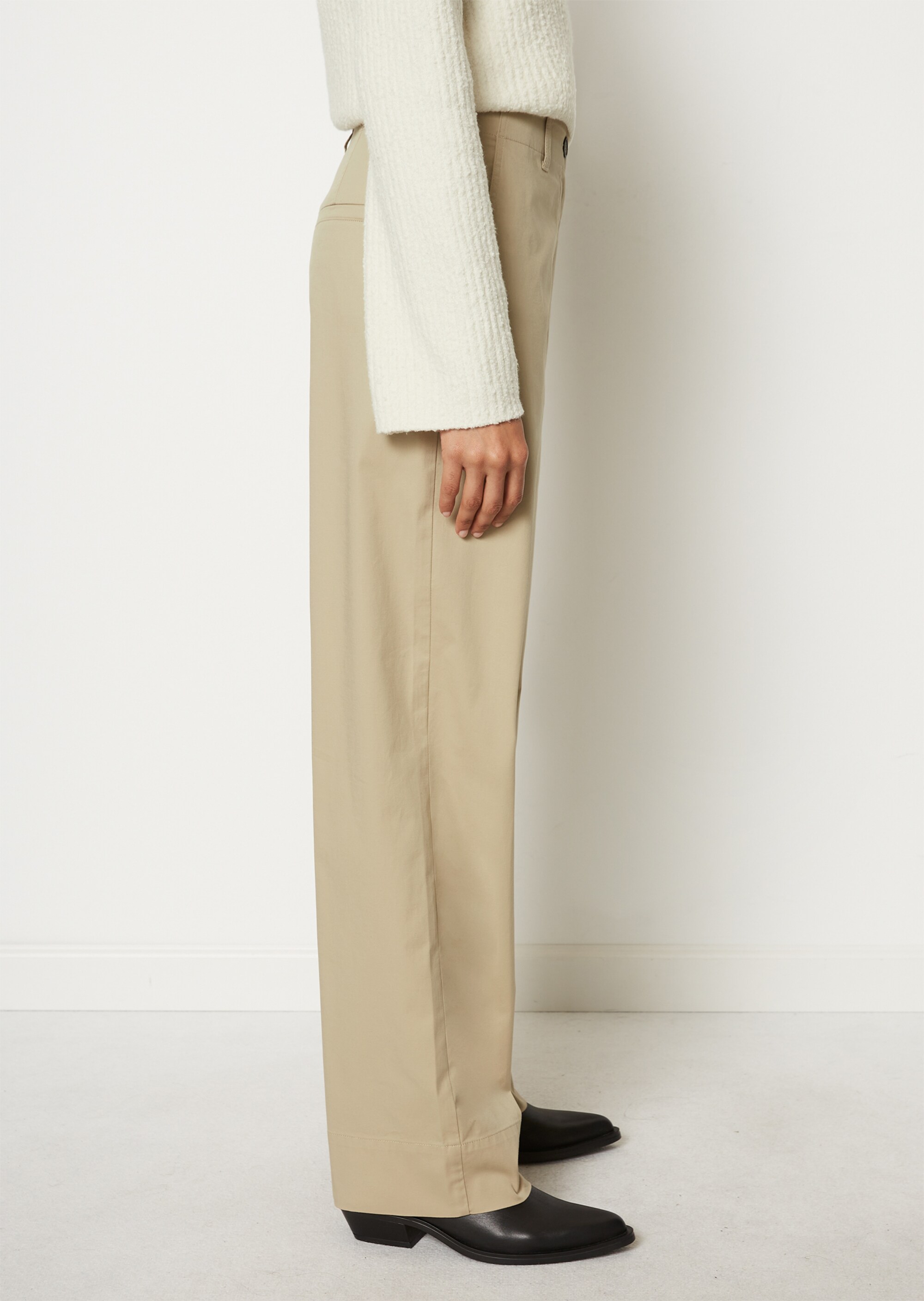Chino Modell LANDE wideaus stretchigem Organic Cotton-Twill