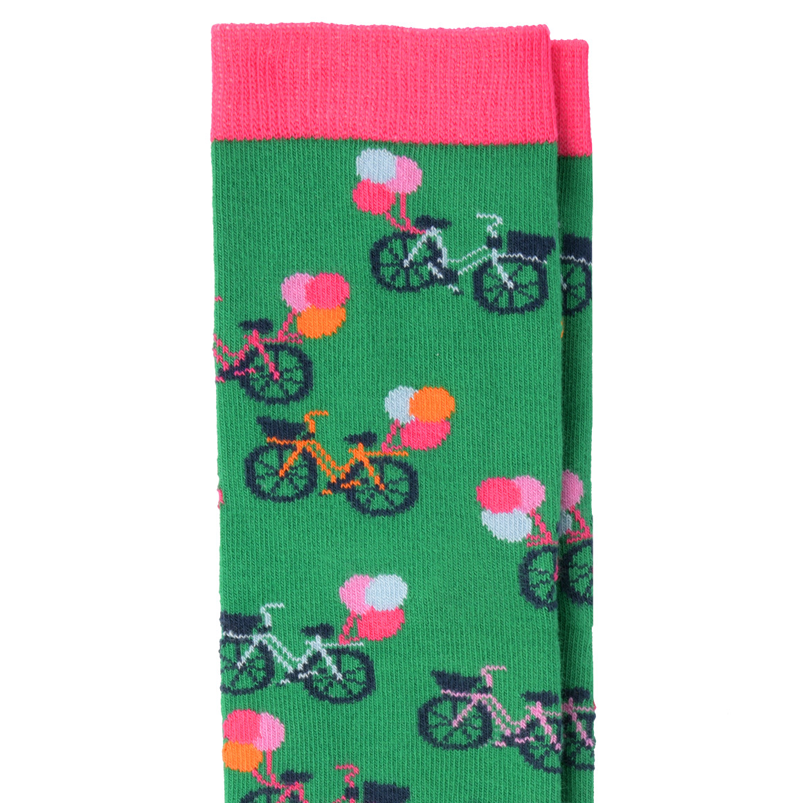 Gina Benotti 1 Paar Damen Socken mit Fahrrad-Motiven grün