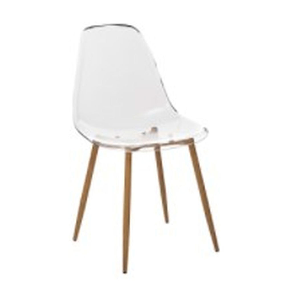 Chaise TAHO transparente 46x85x54cm