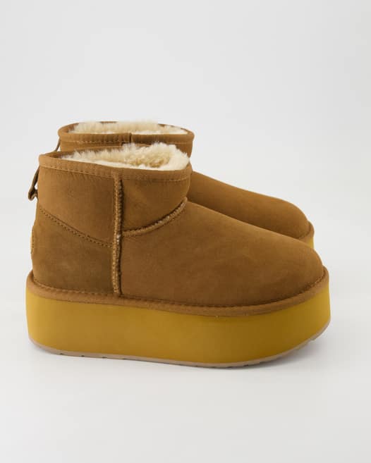 EMU Australia Stinger Micro Flatform Winterstiefel in Beige