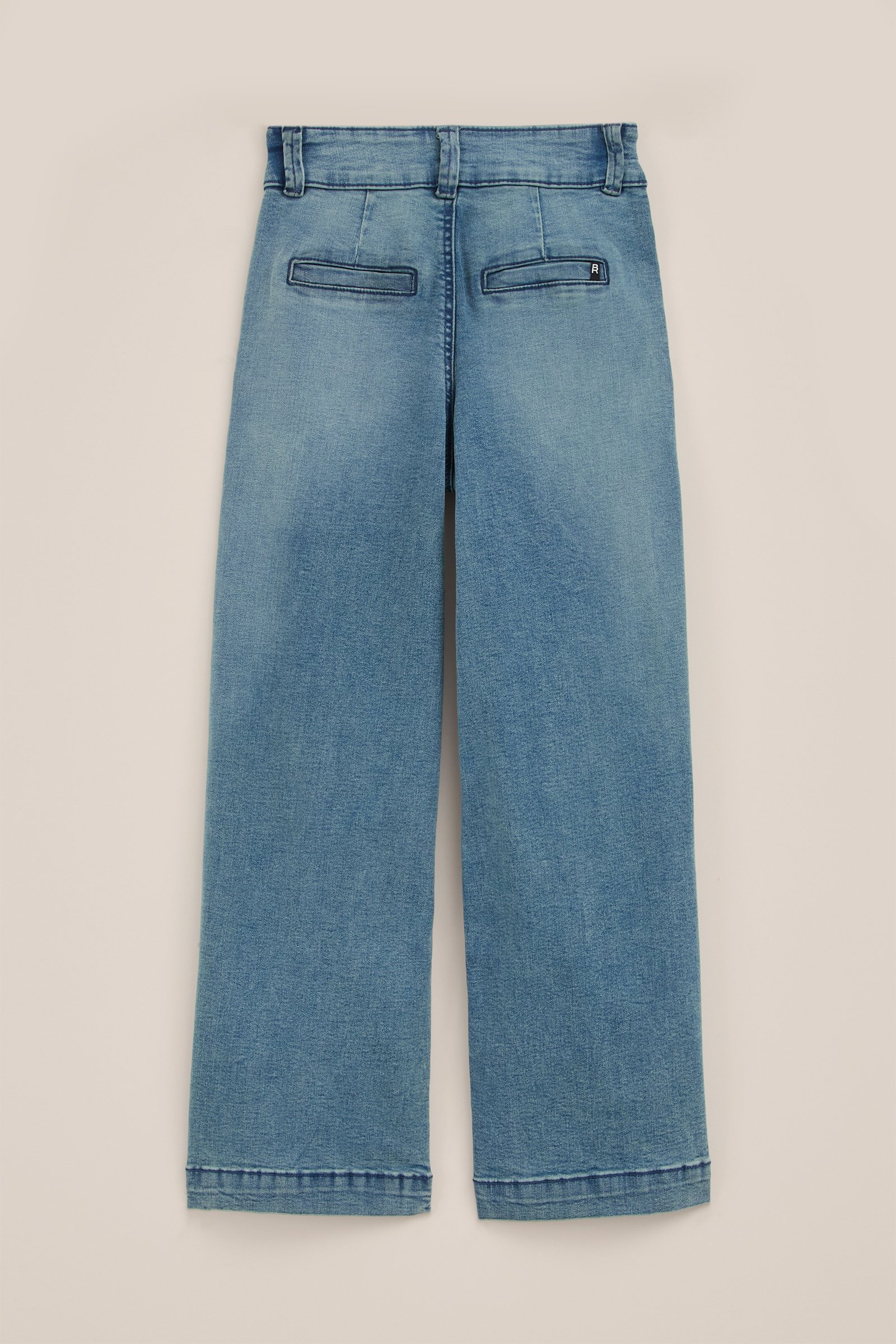 Meisjes wide leg jeans met stretch Blue Ridge Blauw