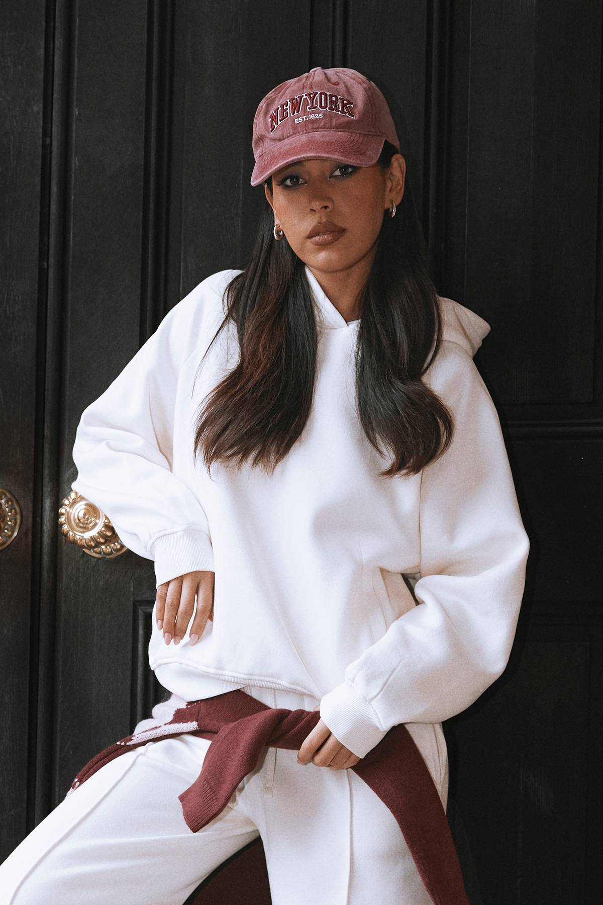 boohoo Sweat à capuche oversize à empiècements raglan