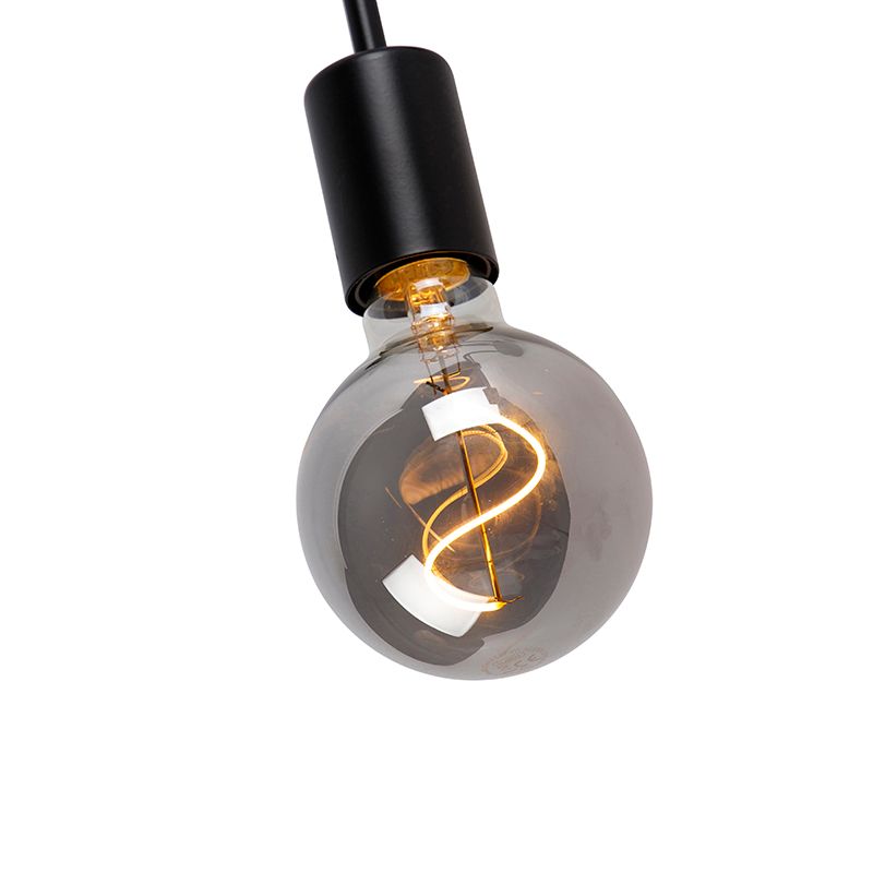 Moderne wandlamp zwart 15,5 cm - Facile
