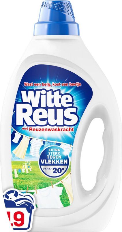 Witte Reus - Vloeibaar Wasmiddel - Wit - 1,5 Liter