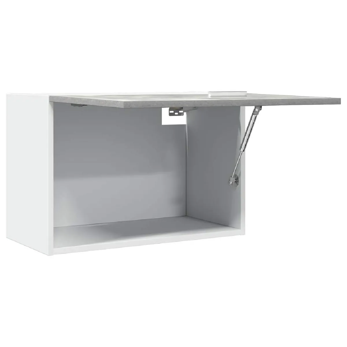 VidaXL Armoire Suspendue - Gris Béton