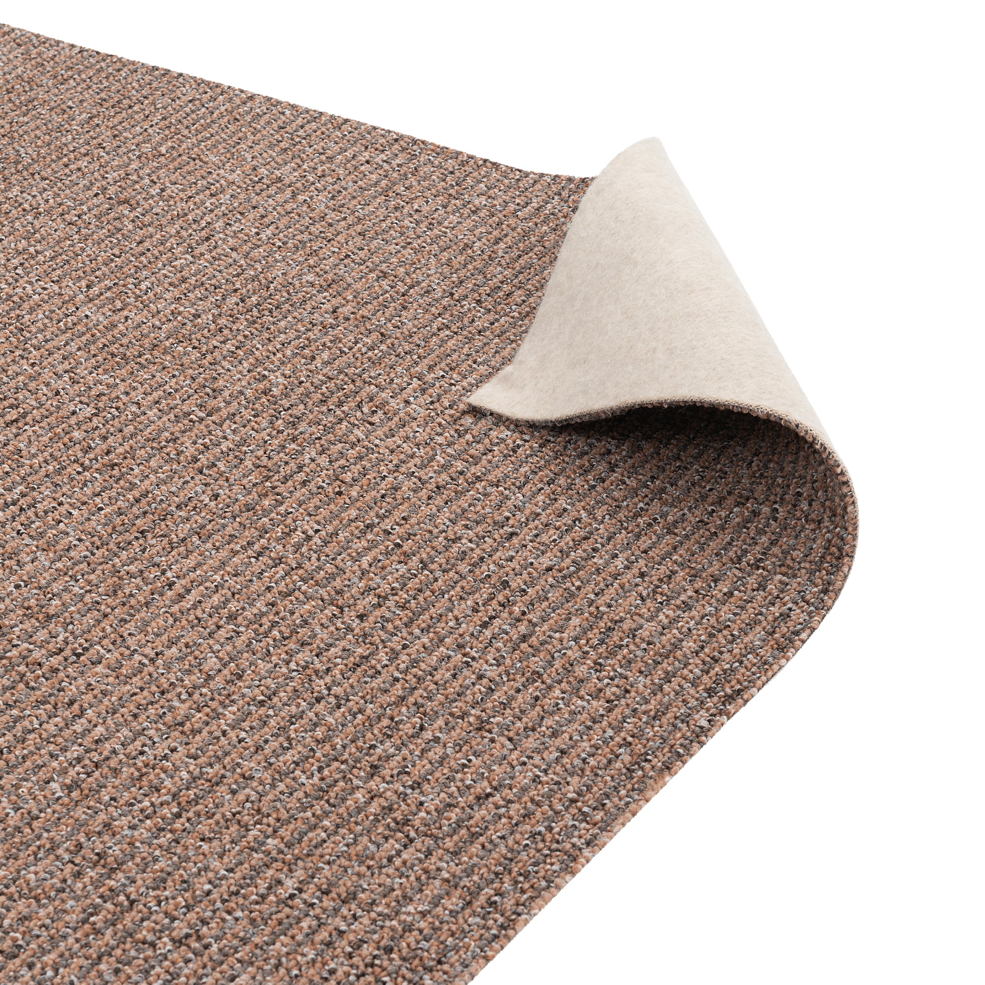 my home Teppichboden »Ruva, Schlinge« rechteckig 6 mm Höhe strukturierte Oberfläche, Breite 400 cm, strapazierfähig, Wohnzimmer