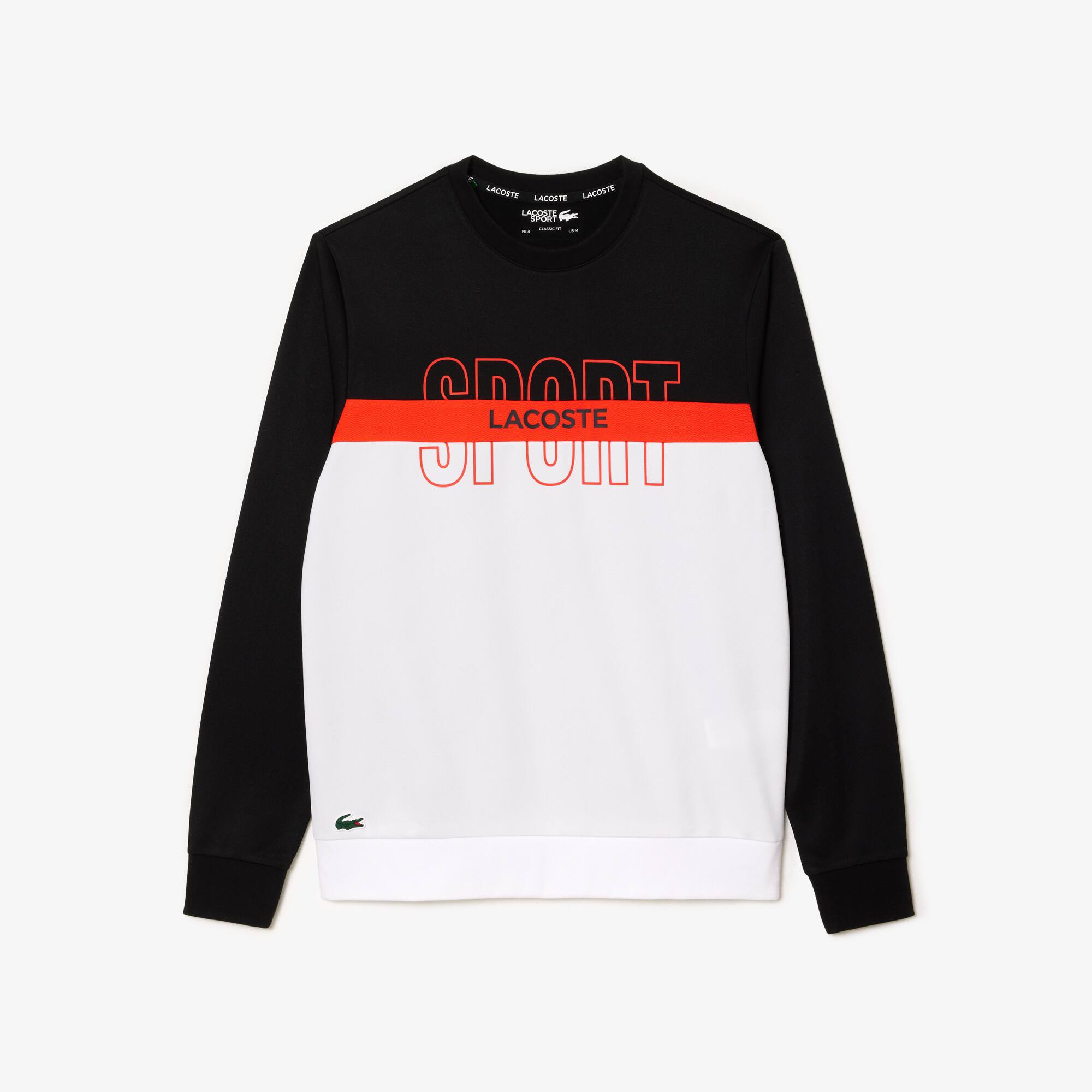 Ripstop Tennis Sweatshirt Sweatshirts - Schwarz - Lacoste - Herren