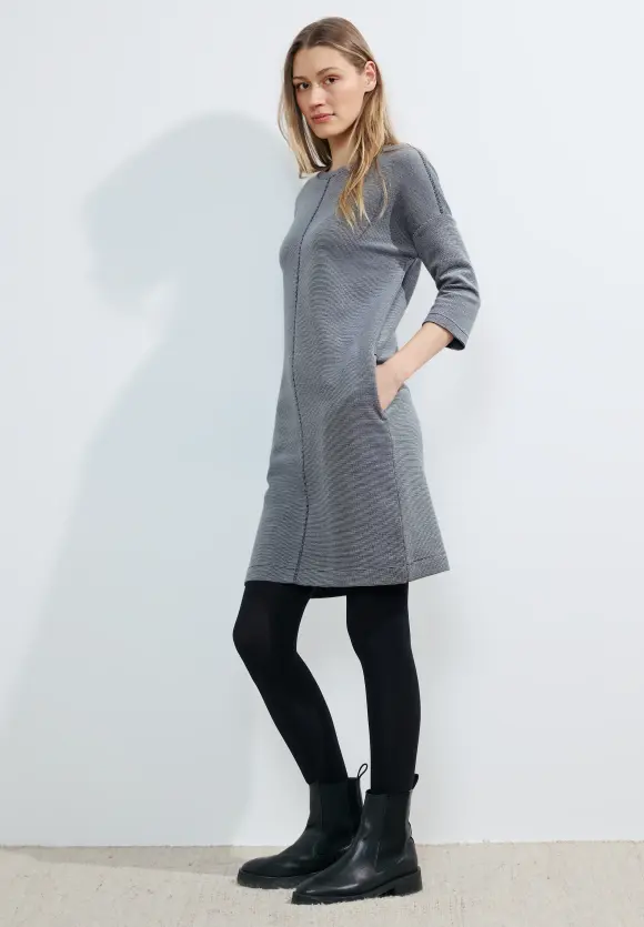 Feinstrick Kleid - universal blue