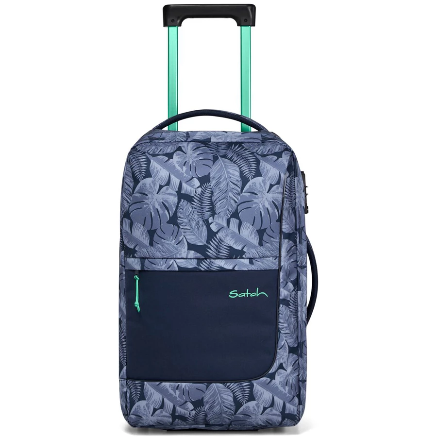 Satch Flow - 2-Rollen Kabinentrolley S 54 cm tropic blue