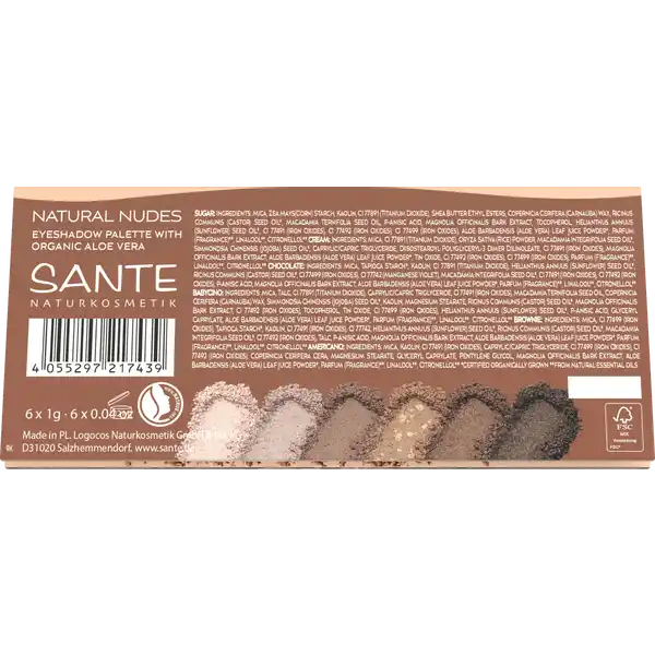 Lidschatten Palette Natural Nudes
