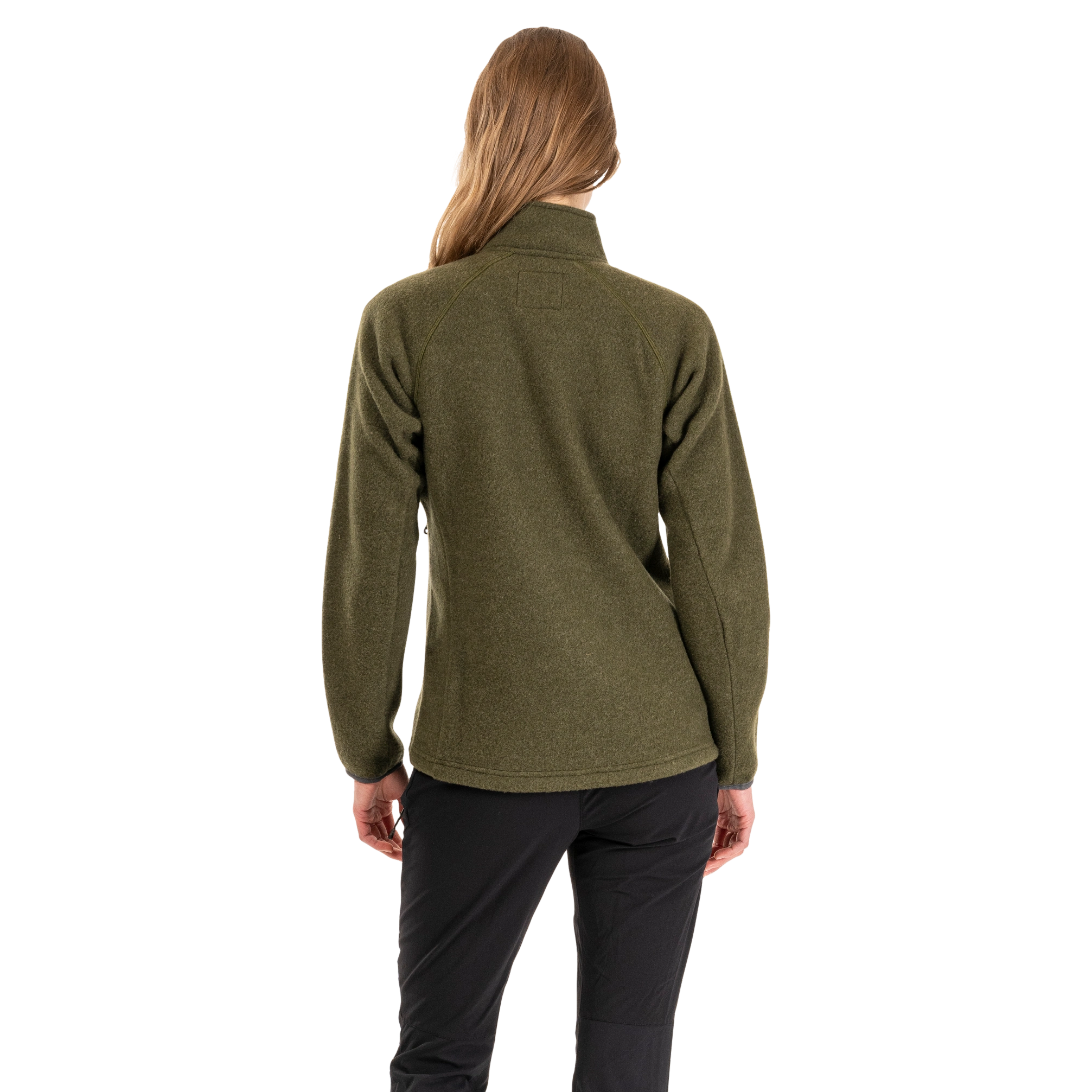 Rabot Merino Fleece Midlayer Jacket Women Dark Olive Green