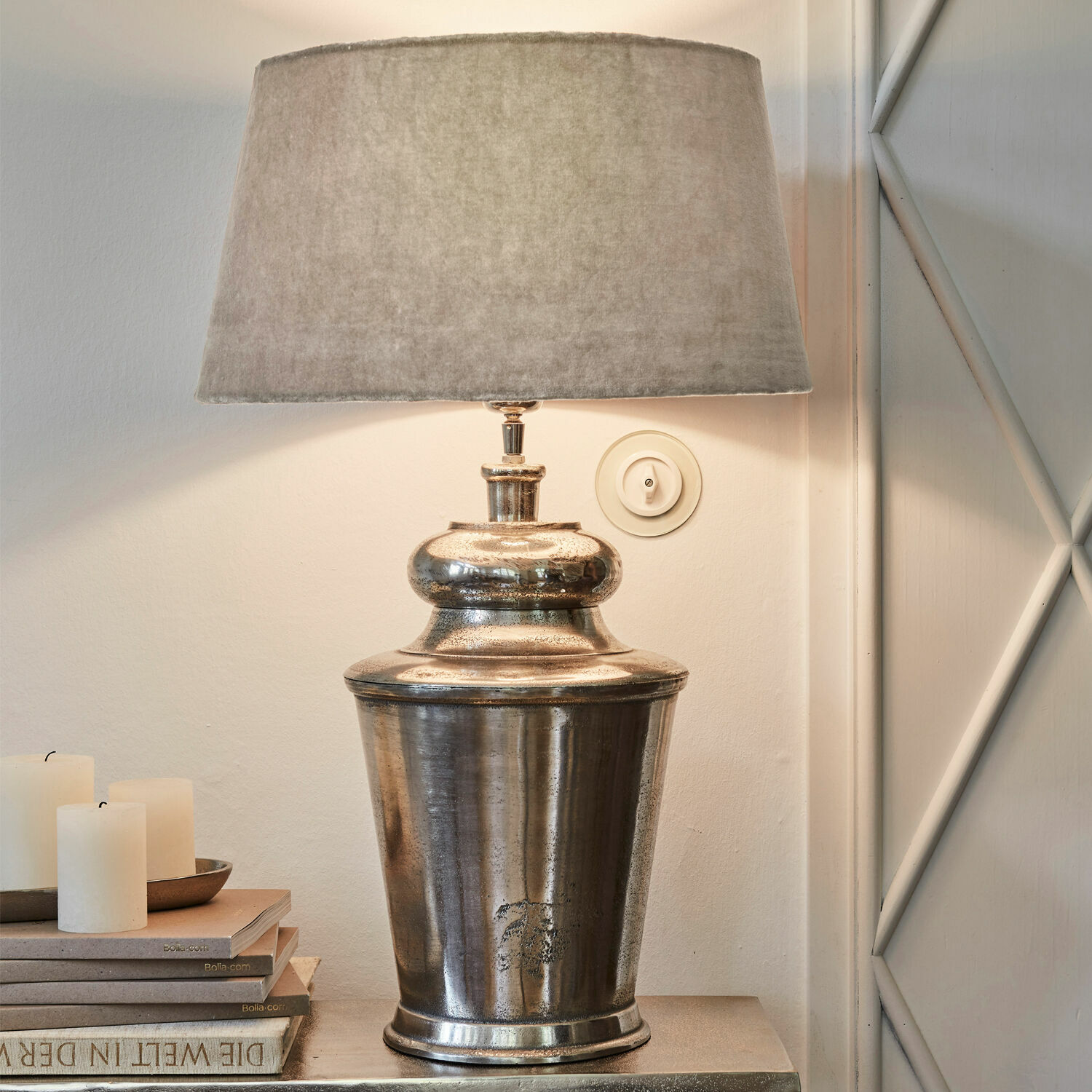 Lampenschirm Boffas beige