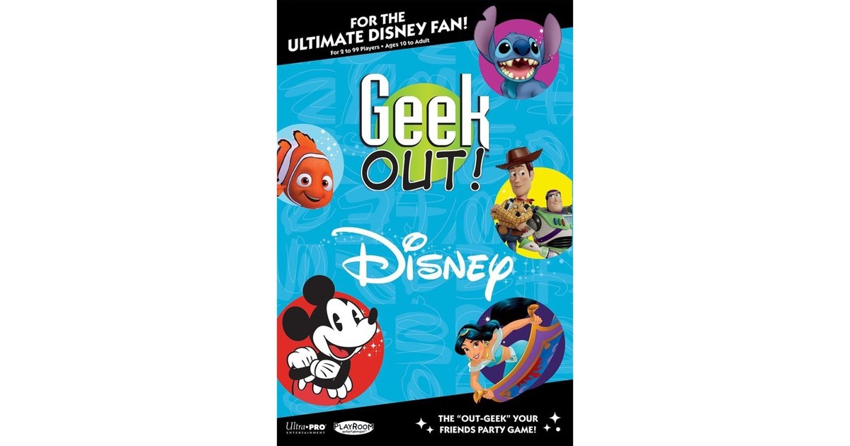 European Player NetworkGeek Out! Disney Kaartspel  (Engels, 2 - 99 spelers, 30 minuten, Vanaf 10 jaar)