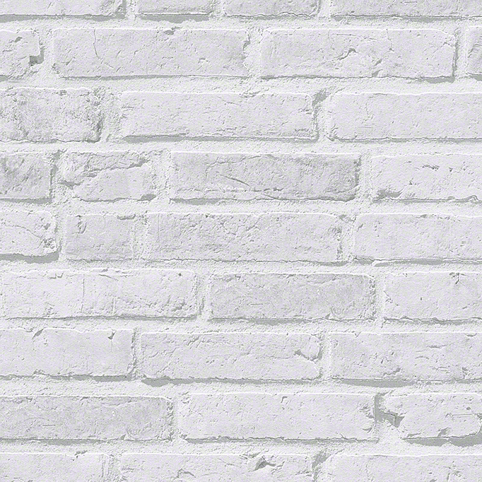 Vliestapete BRICK - Stein grau - 10 Meter