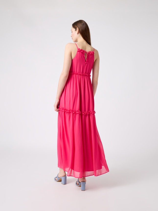 Robe longue à bretelles