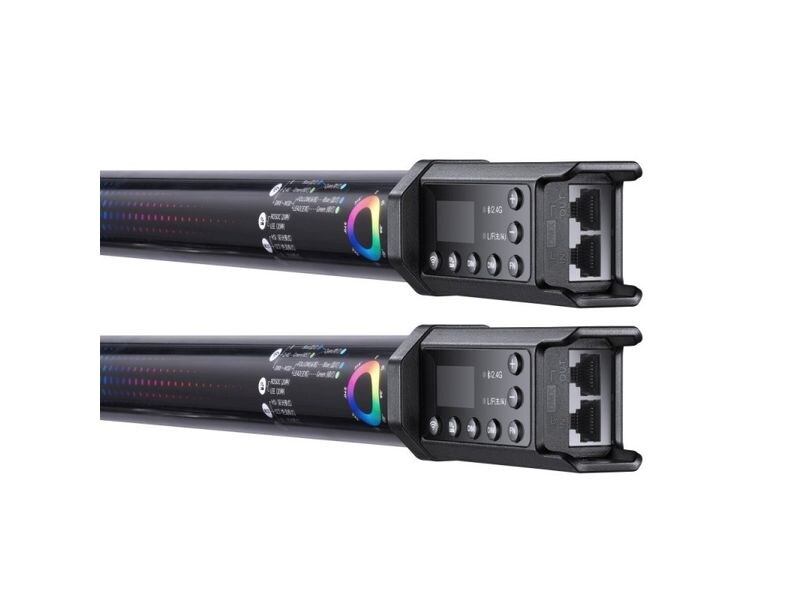 Godox TL60 RGB/HSI/CCT LED-Röhrenlicht Zweier-Set Vielseitiger RGB-LED-Lichtstab mit präziser Farbabstimmung und App-Steürung