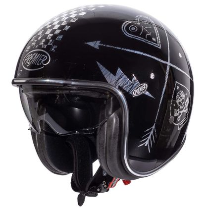 Casque Premier VINTAGE - NX - CHROMED - Gris