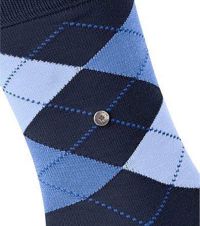 Burlington Manchester Sok Ruit Blauw 6120 21088-6120 kopen