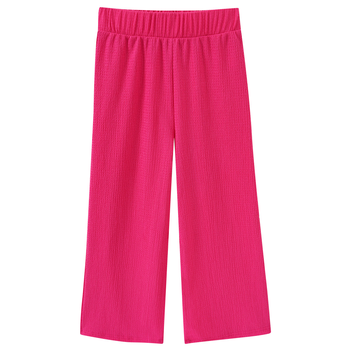 Yigga Mädchen Hose in Crepp-Optik pink