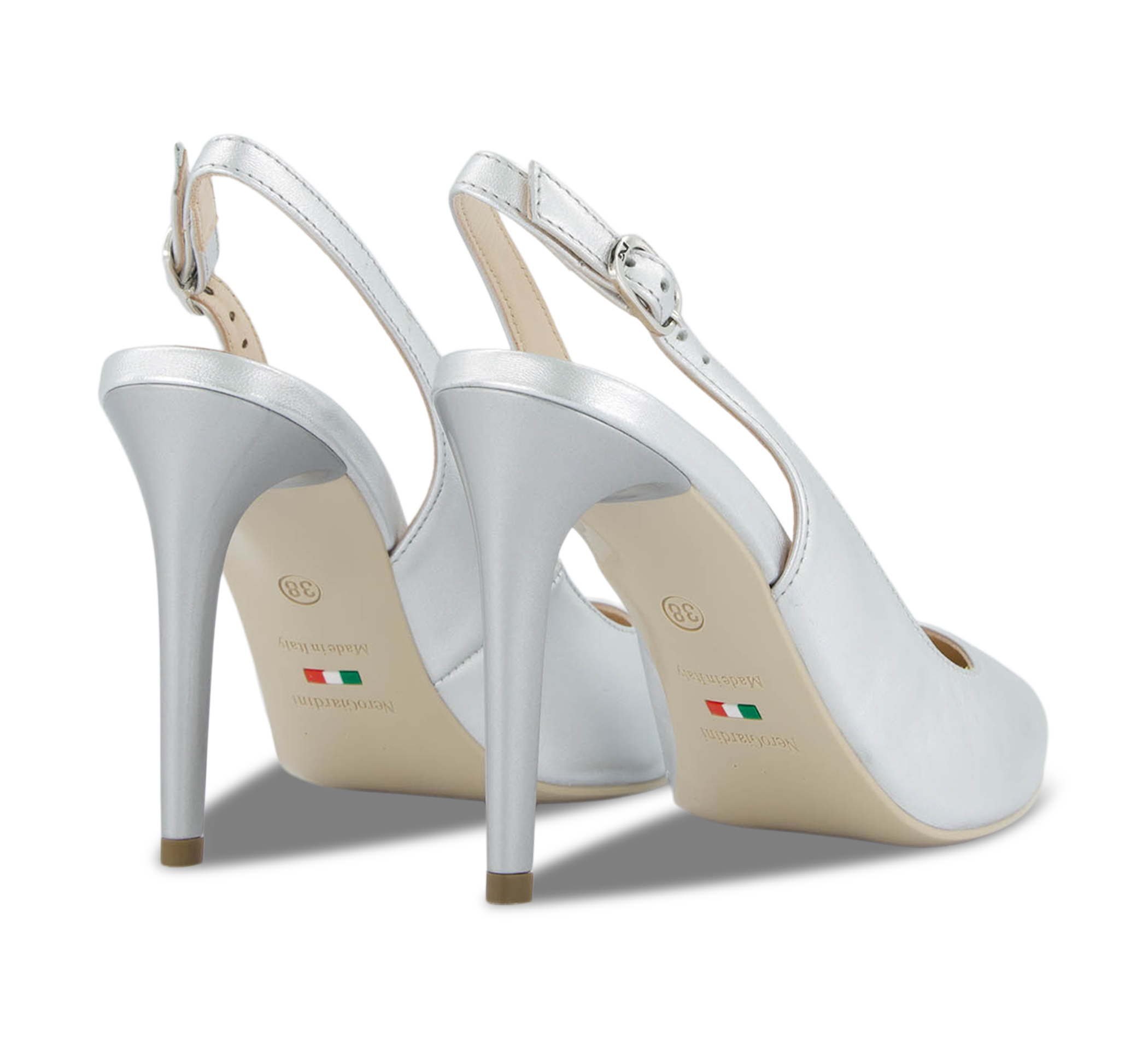 Nero Giardini Sling-Pumps silber