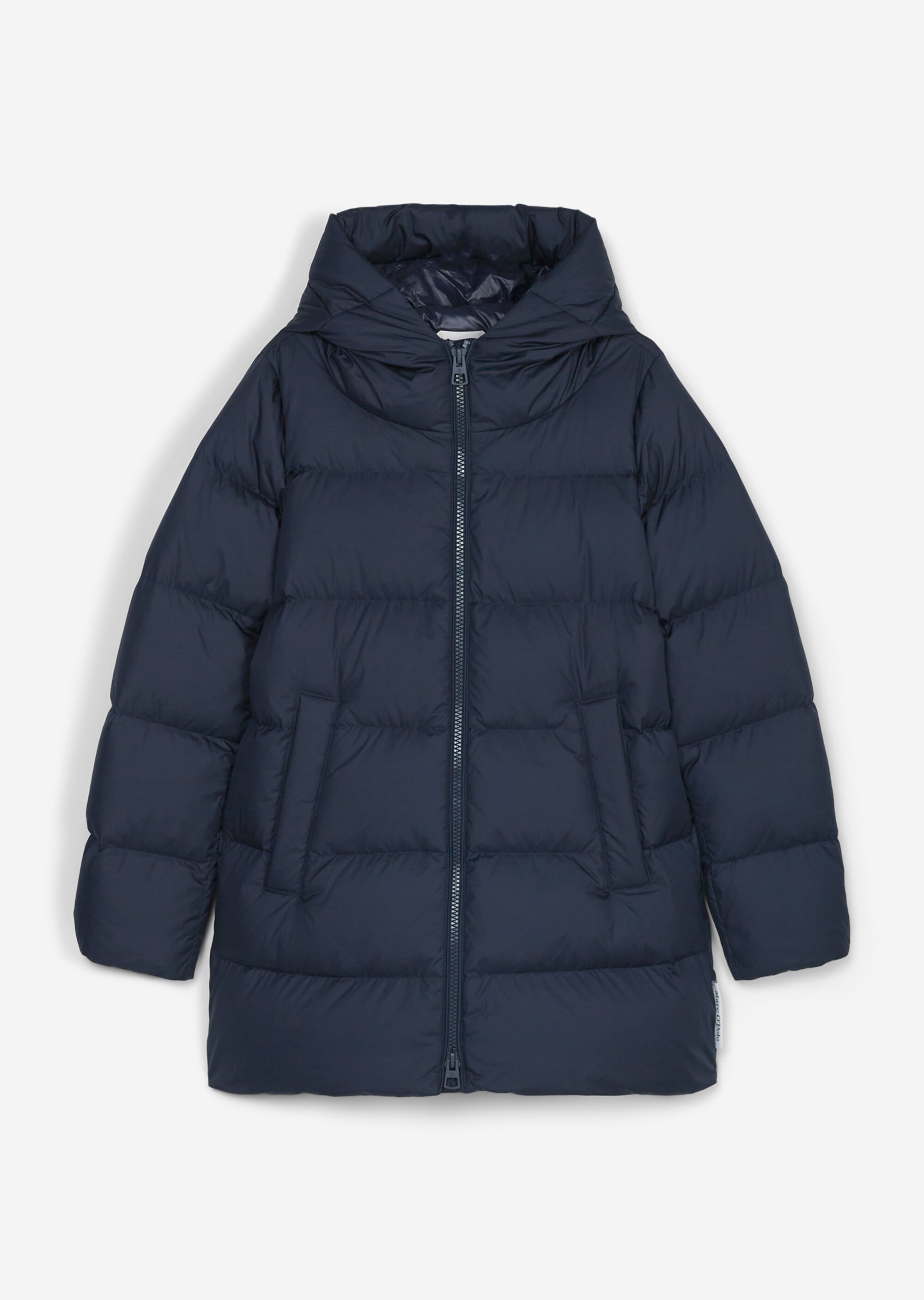 Puffer-Daunenjacke regularaus recycelten Materialien