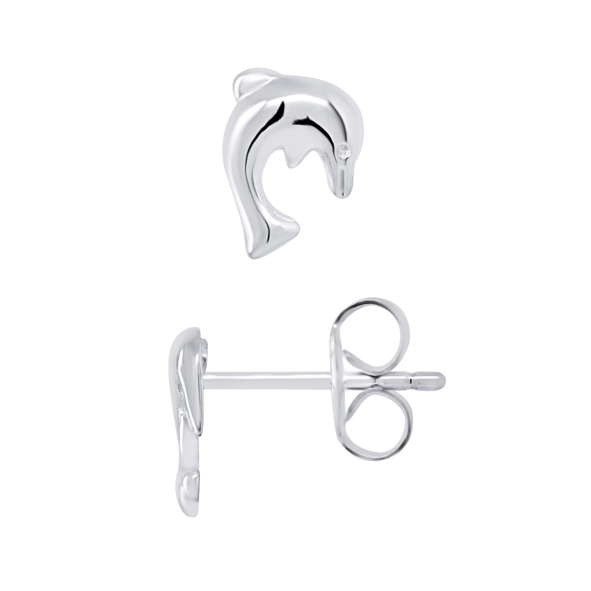 Boucles d'Oreilles DAUPHIN - Argent 925
