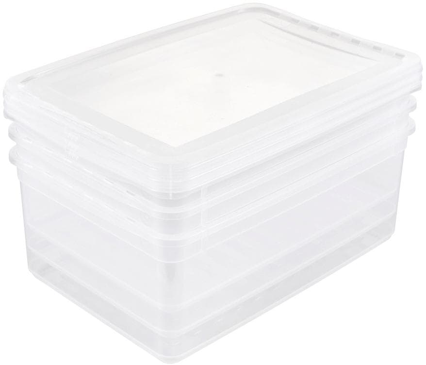 keeeper Aufbewahrungsbox »bea, clearbox mit Air Control-System« 3 x 11 l, stapelbar, 39 x 26,5 x14 cm