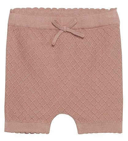 Minymo Bloomers - Strik - Mahogany Rose