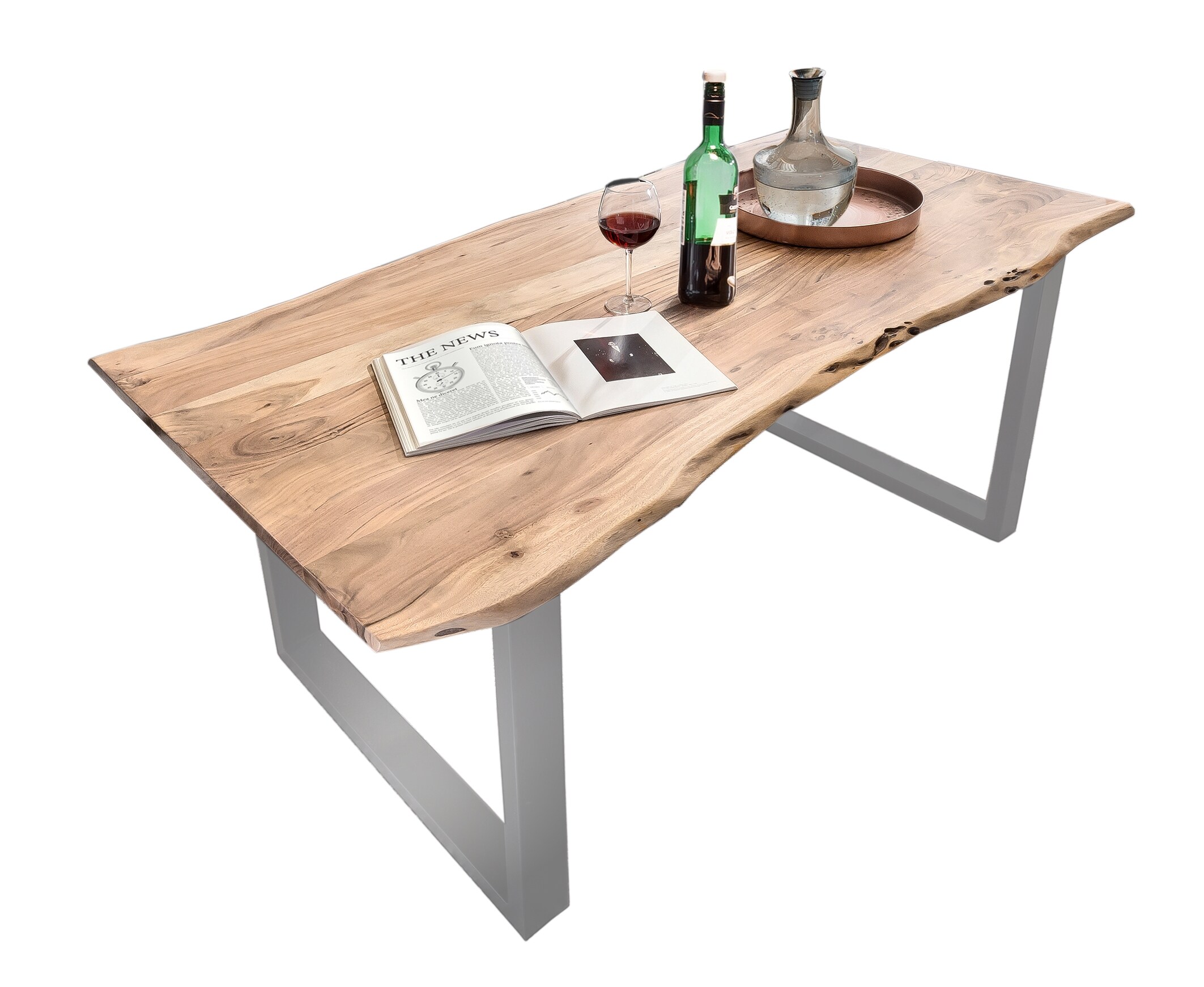 Tisch 140x80 Akazie antikfinish Esstisch Küchentisch Speisetisch Esszimmer