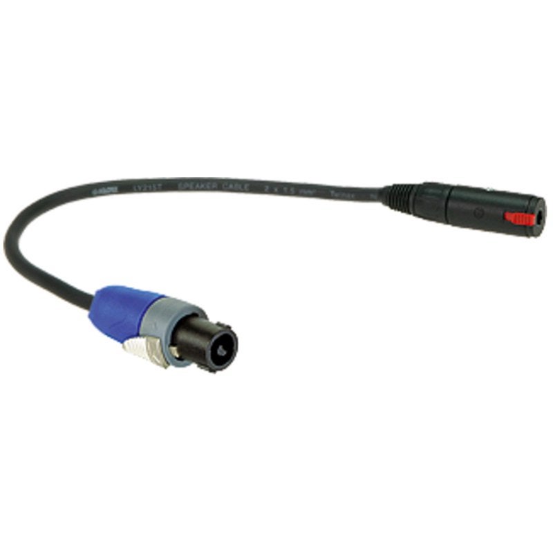 Klotz SCASP030 Neutrik speakON 2p - jack 3p speakerkabel 30 cm