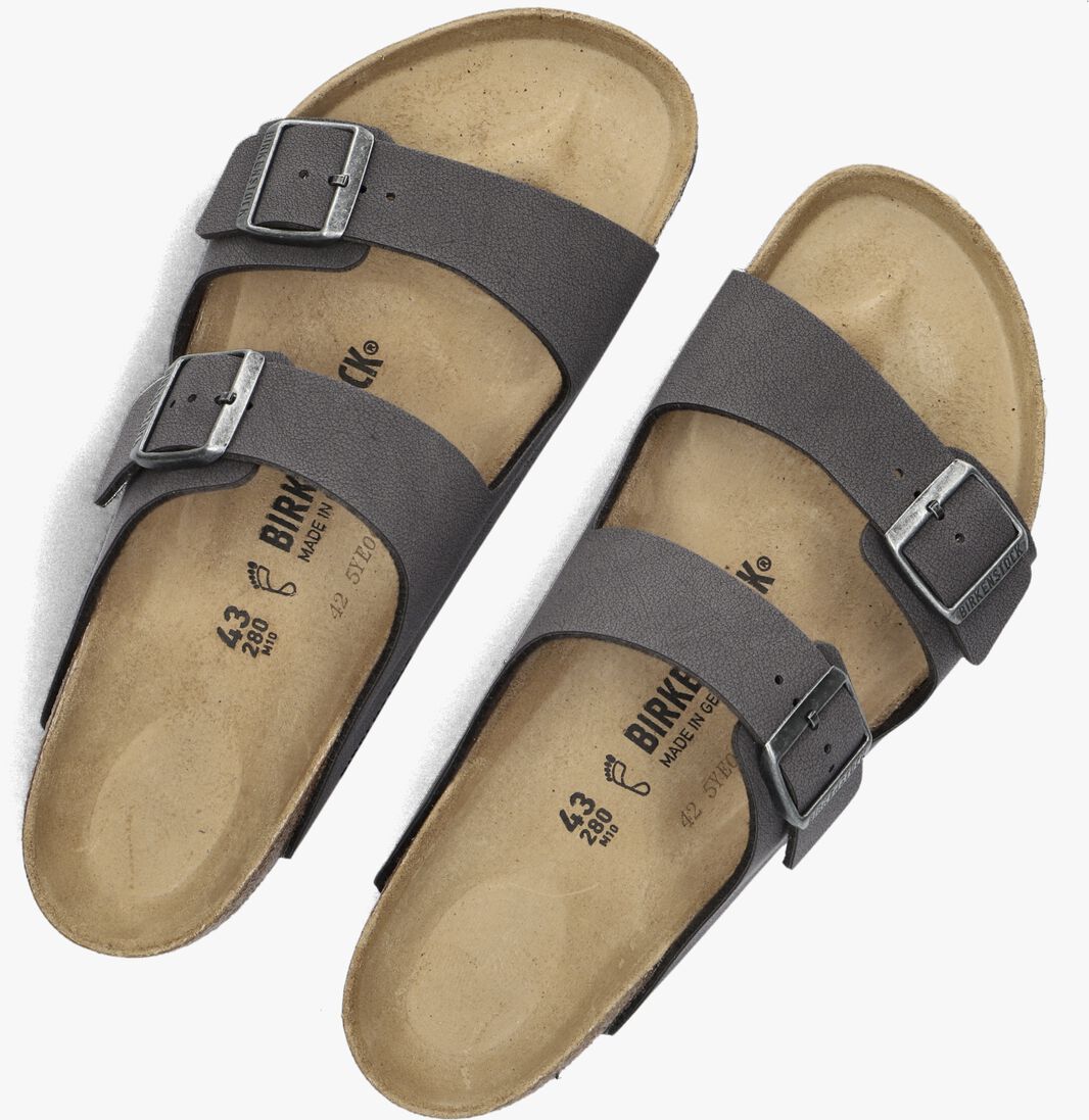 grijze birkenstock slippers arizona heren