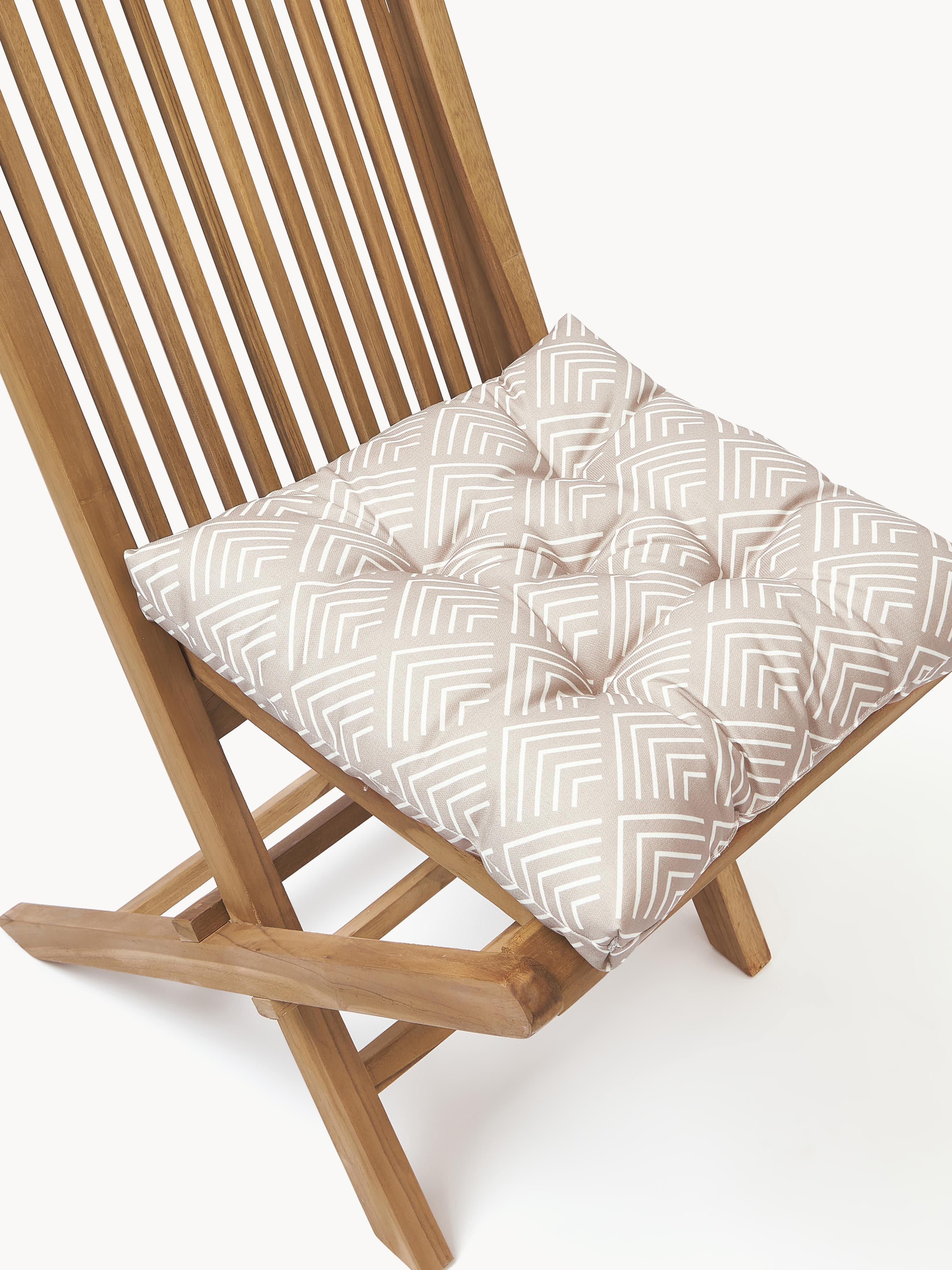 Outdoor stoelkussen Milano met grafisch patroon