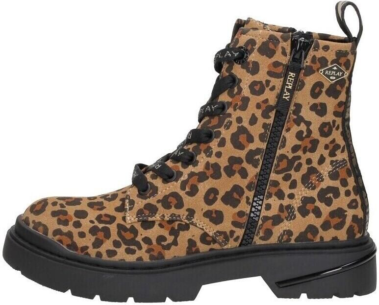 REPLAY Joplin 16D veterboots cognac zwart