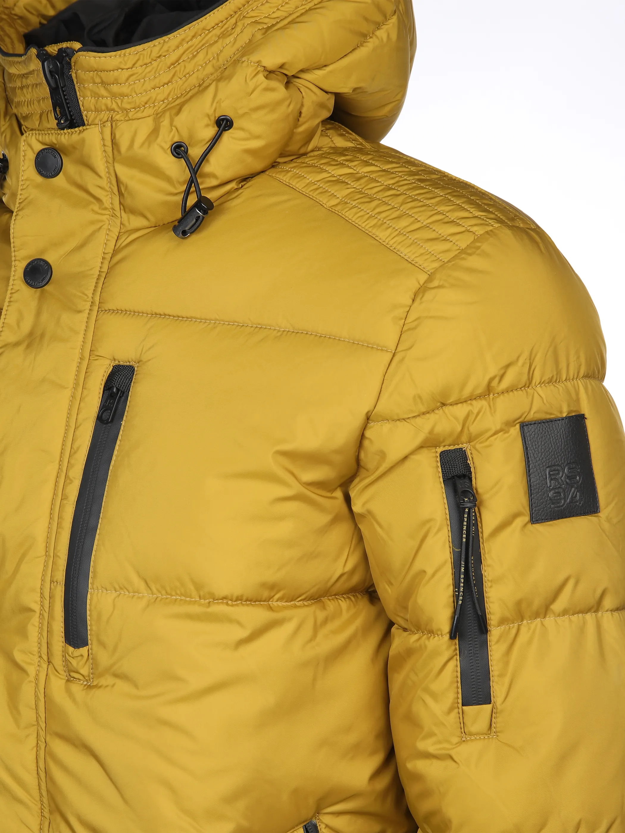 Herren Steppjacke mit Kapuze